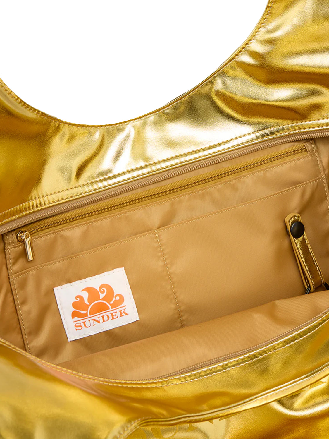 Borsa shopper laminata SUNDEK Donna - Oro