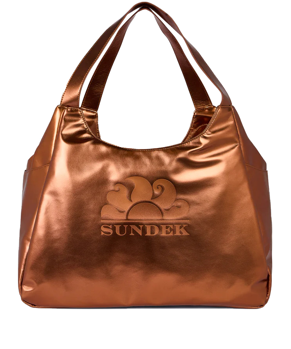 Borsa shopper laminata SUNDEK Donna - Marrone