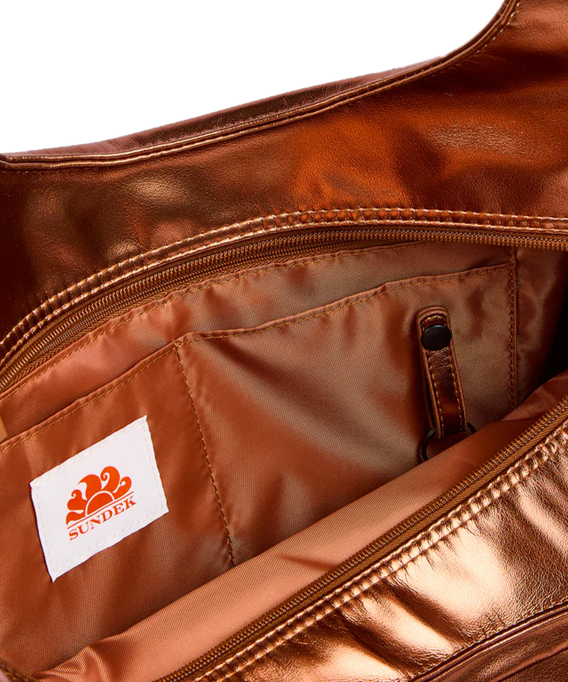 Borsa shopper laminata SUNDEK Donna - Marrone