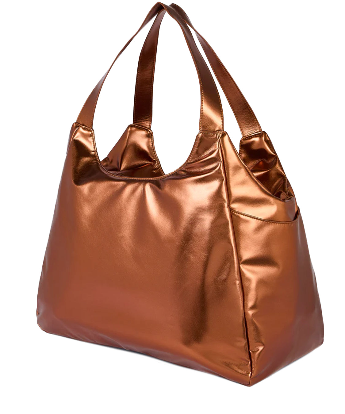 Borsa shopper laminata SUNDEK Donna - Marrone