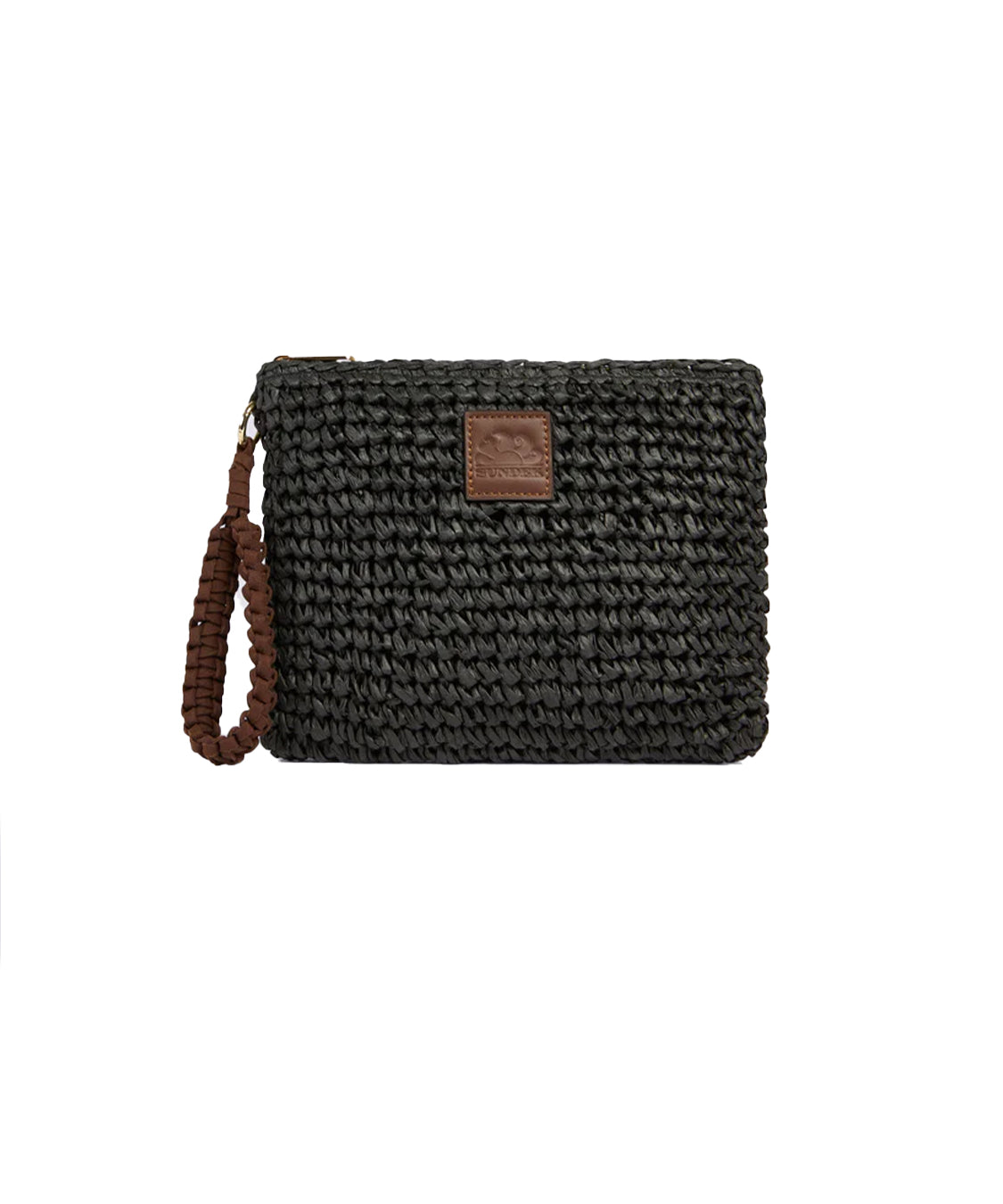 Borsa mini paper straw SUNDEK Donna - Nero