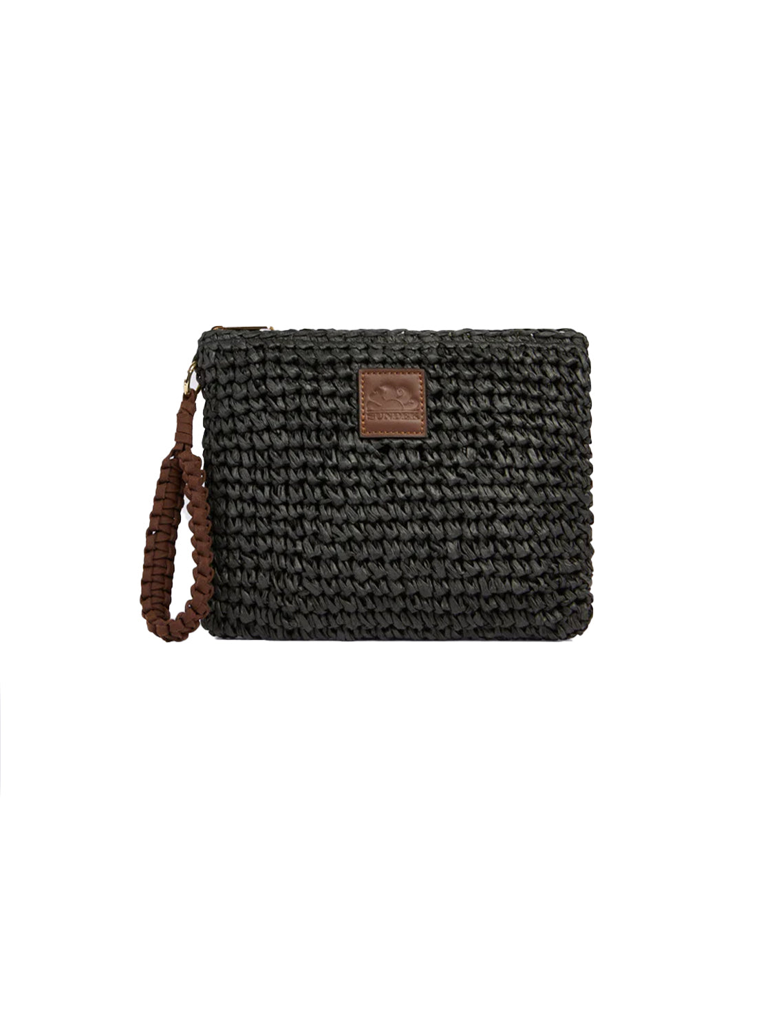 Borsa mini paper straw SUNDEK Donna - Nero