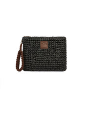 Borsa mini paper straw SUNDEK Donna - Nero