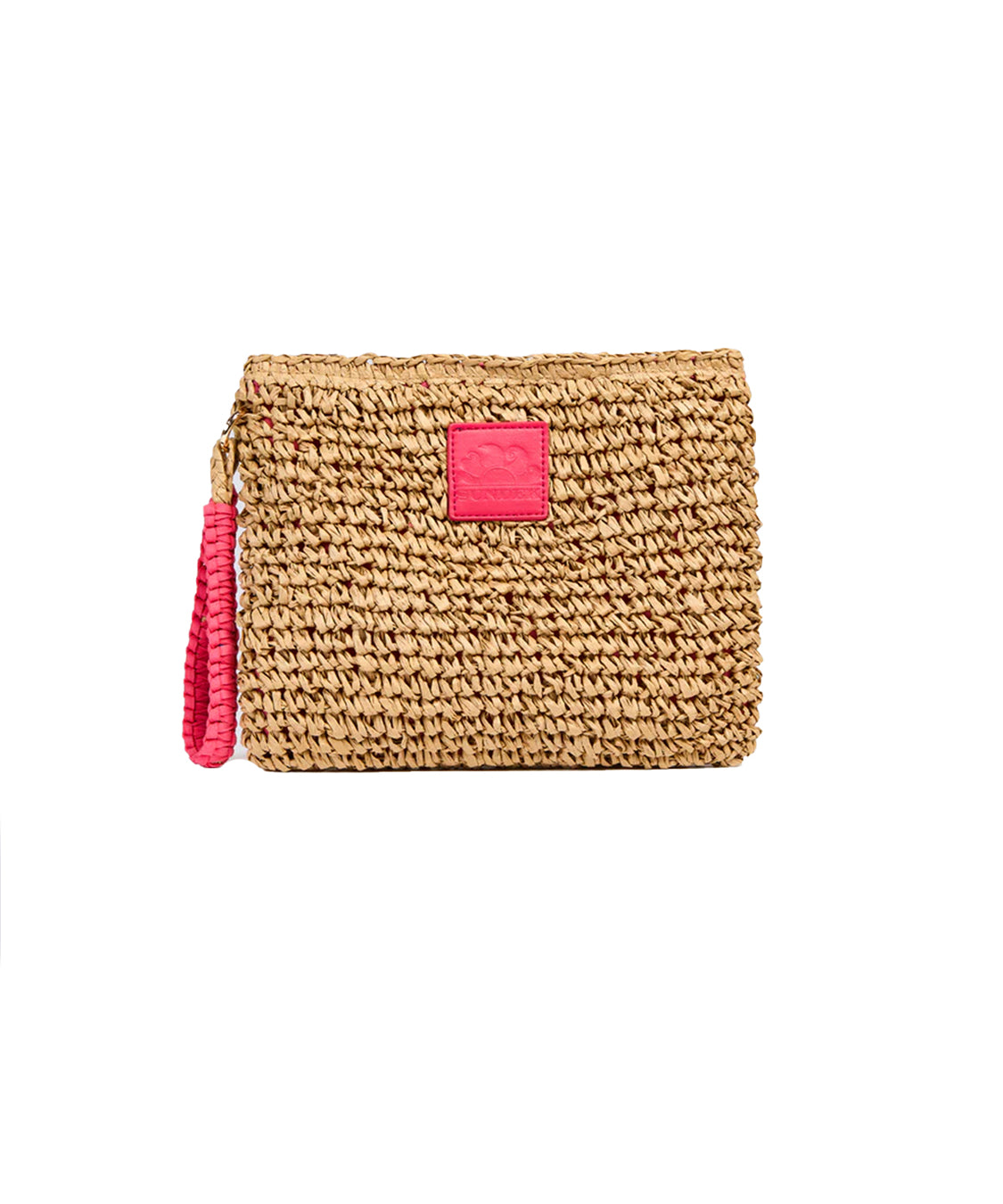 Borsa mini paper straw SUNDEK Donna - Rosa