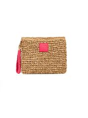 Borsa mini paper straw SUNDEK Donna - Rosa