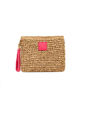 Borsa mini paper straw SUNDEK Donna - Rosa
