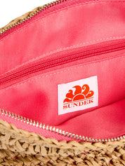 Borsa mini paper straw SUNDEK Donna - Rosa