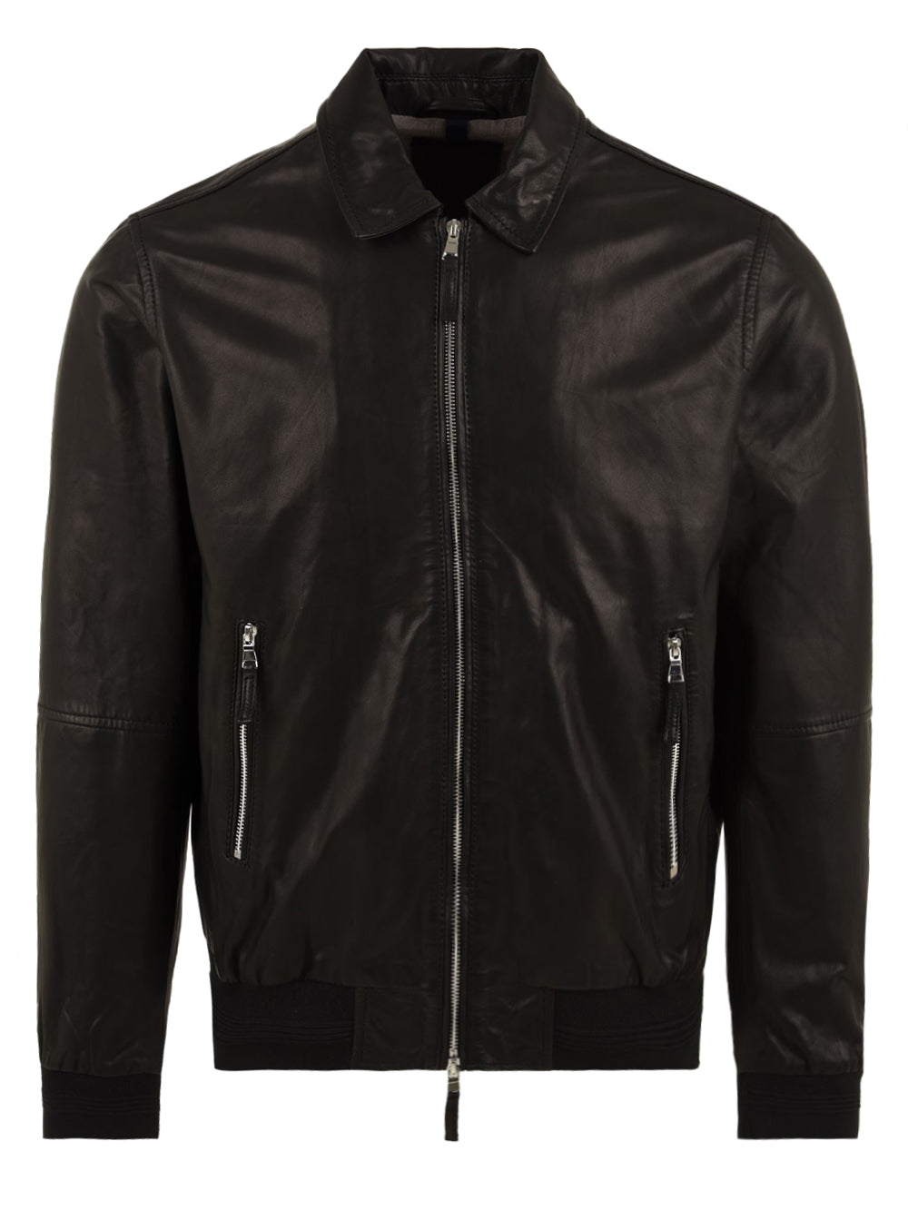 Giubbotto New Yorker THE JACK LEATHERS Uomo - Nero