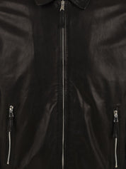 Giubbotto New Yorker THE JACK LEATHERS Uomo - Nero