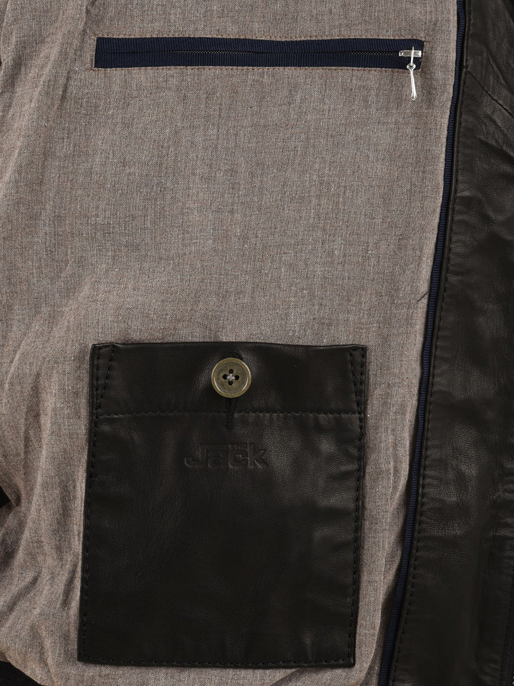 Giubbotto New Yorker THE JACK LEATHERS Uomo - Nero