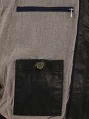 Giubbotto New Yorker THE JACK LEATHERS Uomo - Nero