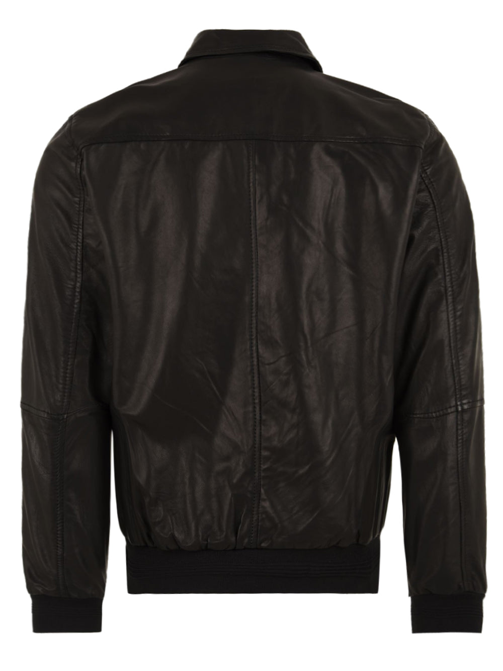 Giubbotto New Yorker THE JACK LEATHERS Uomo - Nero