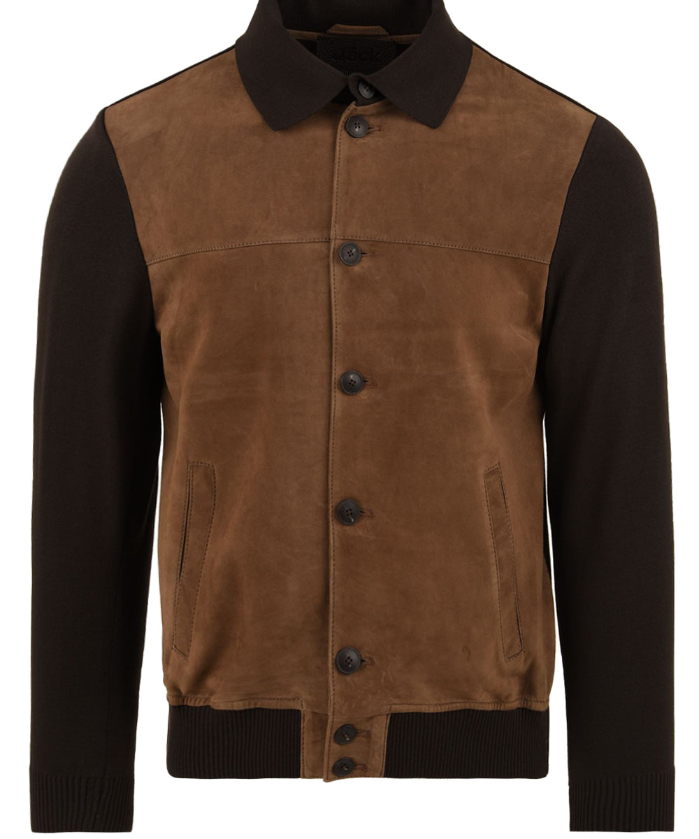 Giubbotto Simple Knit THE JACK LEATHERS Uomo - Marrone