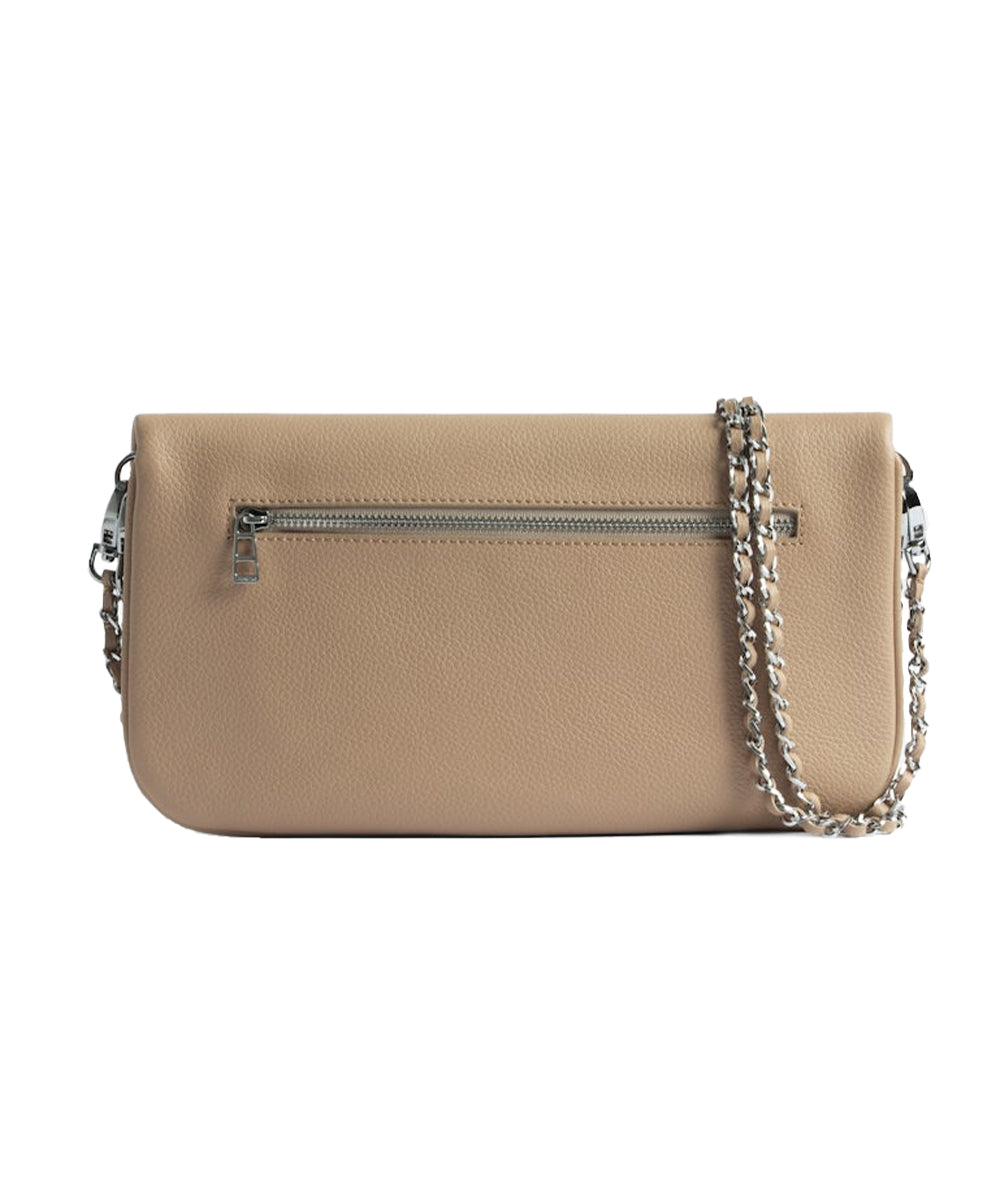 Pochette Rock Grained Leather ZADIG&VOLTAIRE Donna - Beige
