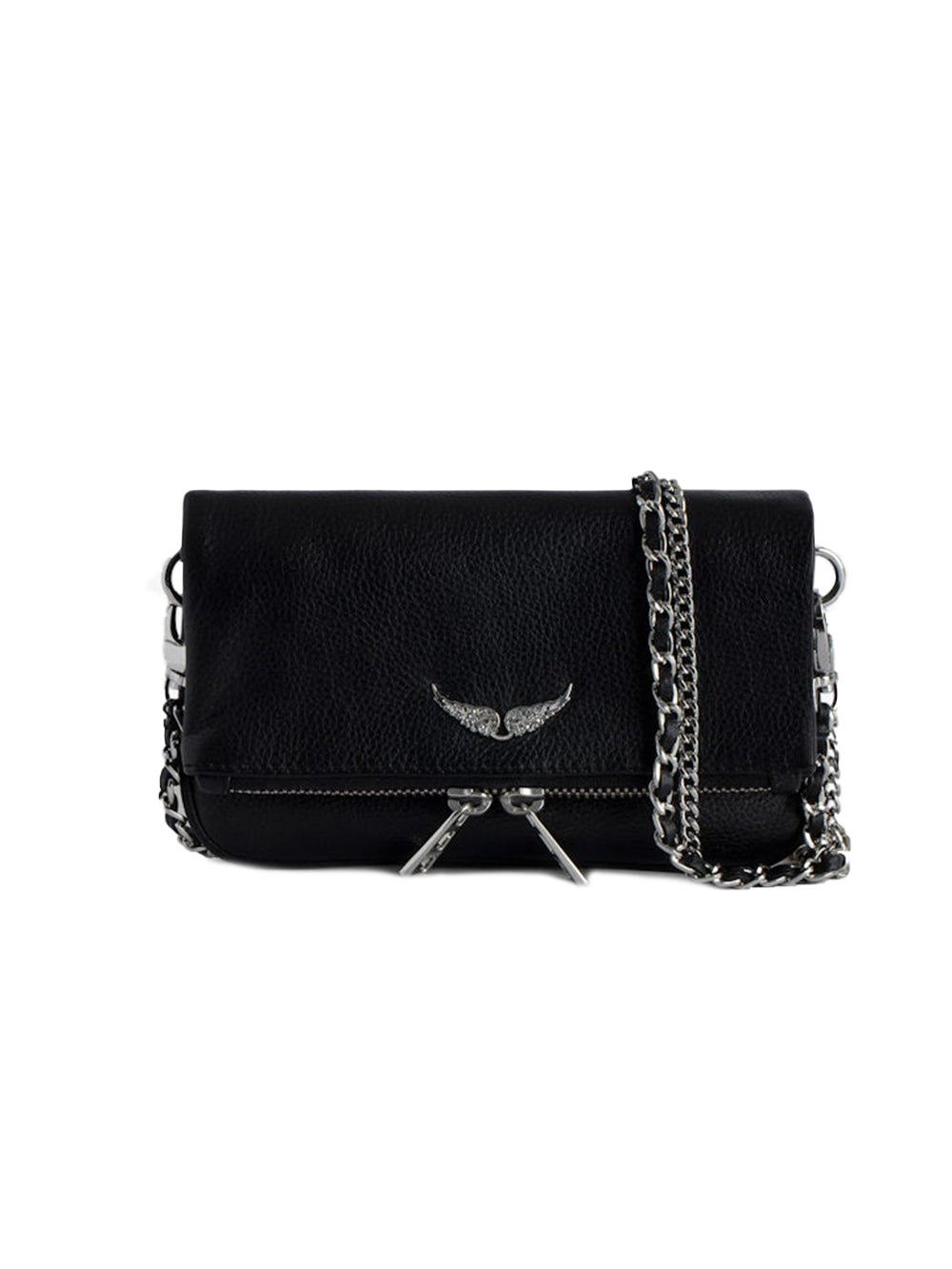 Pochette Rock Nano Grained Leather ZADIG&VOLTAIRE Donna - Nero
