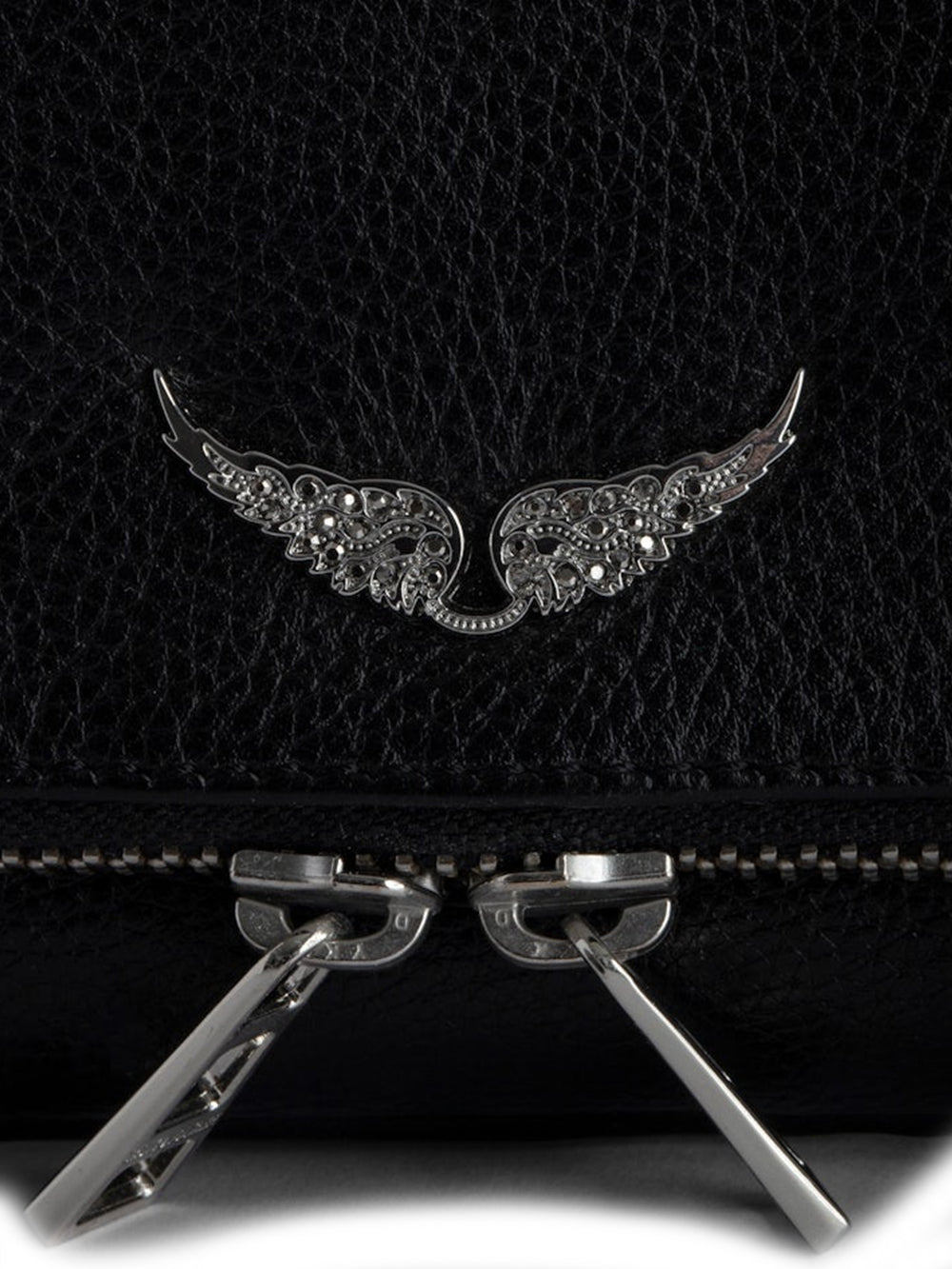 Pochette Rock Nano Grained Leather ZADIG&VOLTAIRE Donna - Nero