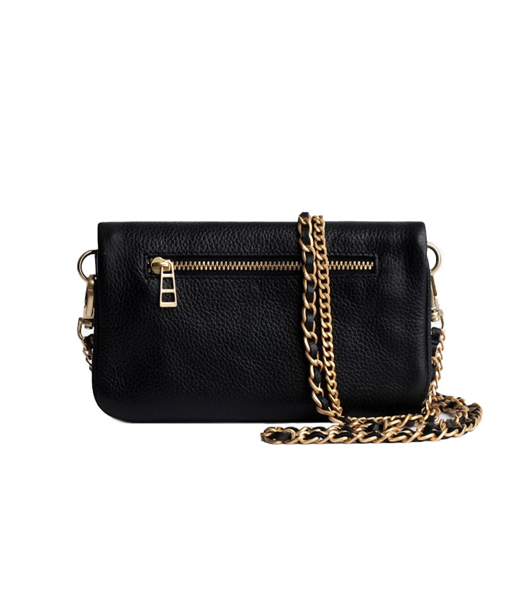 Pochette Rock Nano Grained Leather ZADIG&VOLTAIRE Donna - Nero