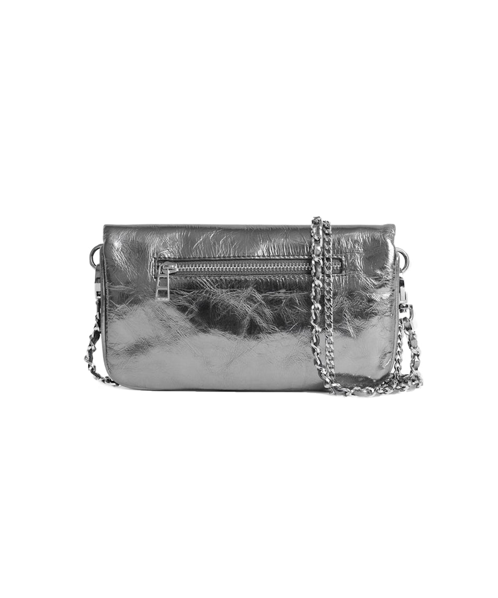 Pochette Rock Nano Vintage Metal ZADIG&VOLTAIRE Donna - Argento