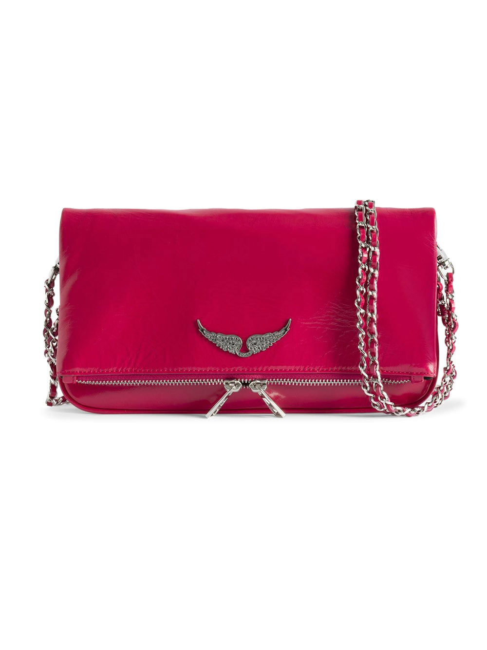 Borsa Rock Vintage Patent ZADIG&VOLTAIRE Donna - Rosa