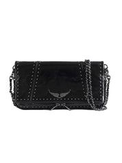 Pochette Rock Vintage Patent Studs ZADIG&VOLTAIRE Donna - Nero