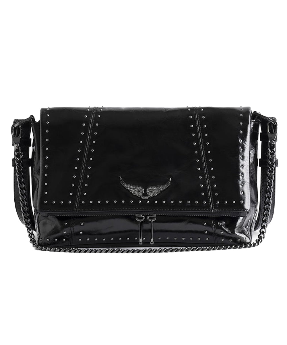 Borsa Rocky II Vintage Patent Studs ZADIG&VOLTAIRE Donna - Nero