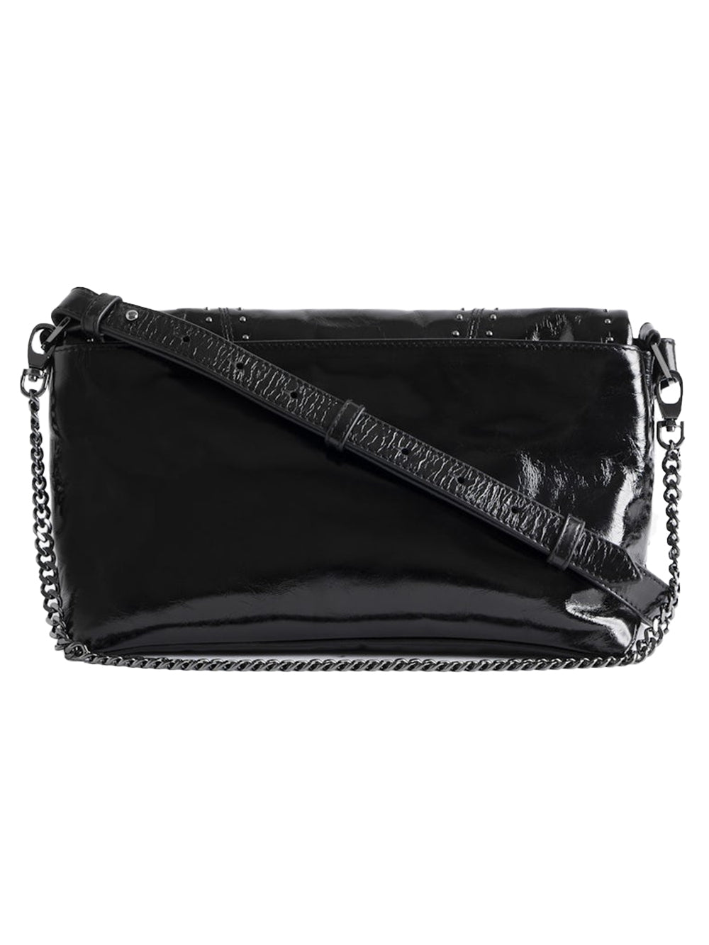 Borsa Rocky II Vintage Patent Studs ZADIG&VOLTAIRE Donna - Nero