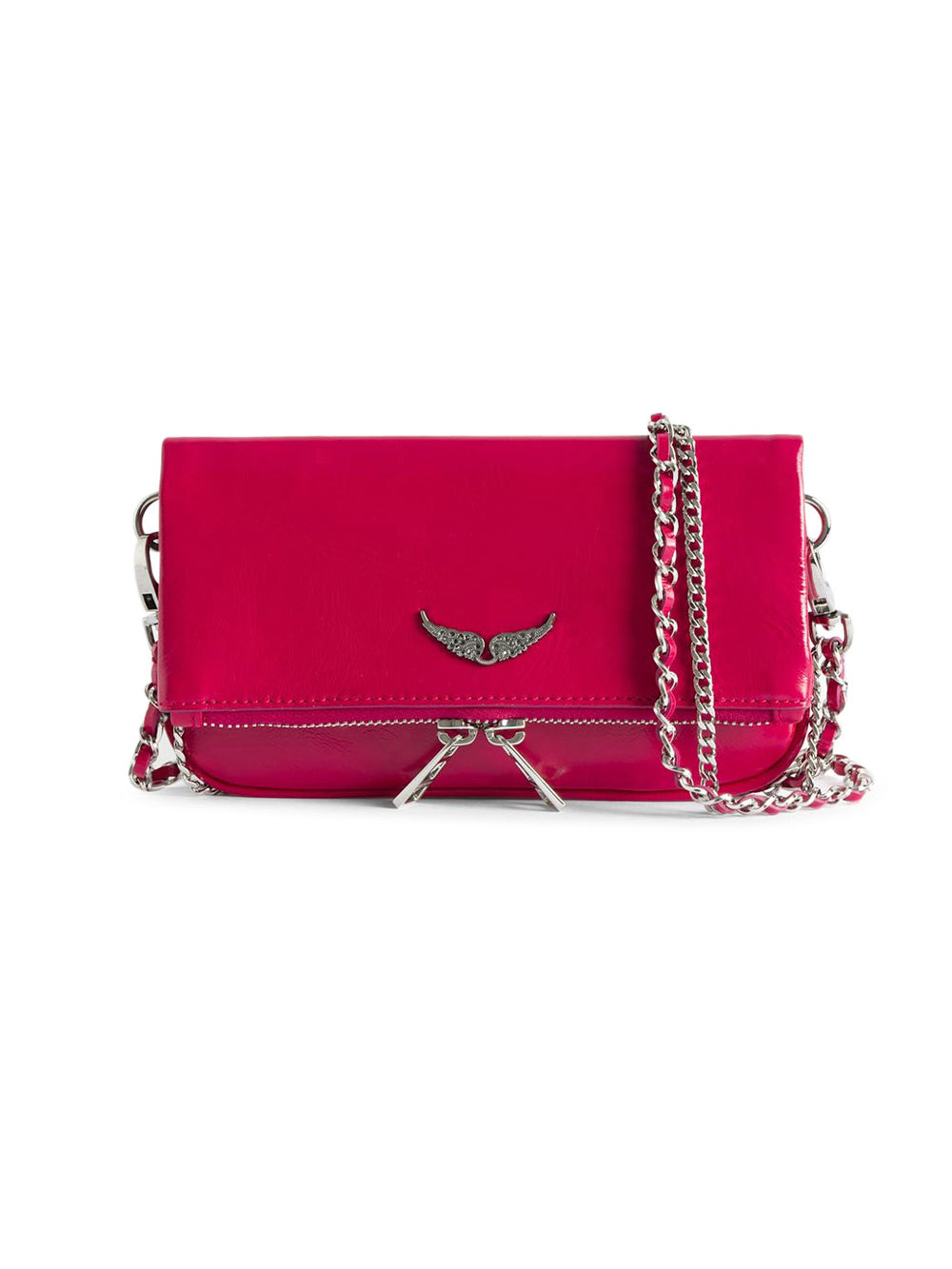 Pochette Rock Nano Vintage Patent ZADIG&VOLTAIRE Donna - Rosa
