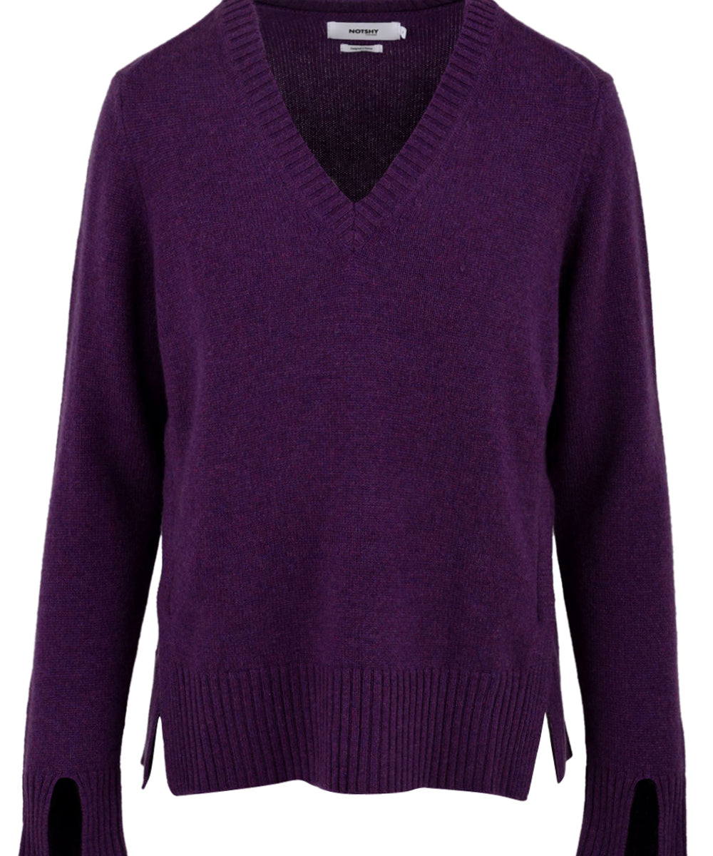 Maglione Donna Yseult Viola, Not Shy