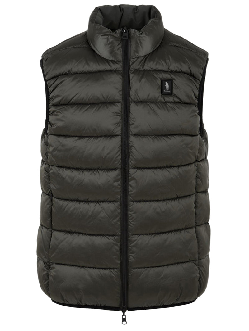 Reversible men's vest with zip closure