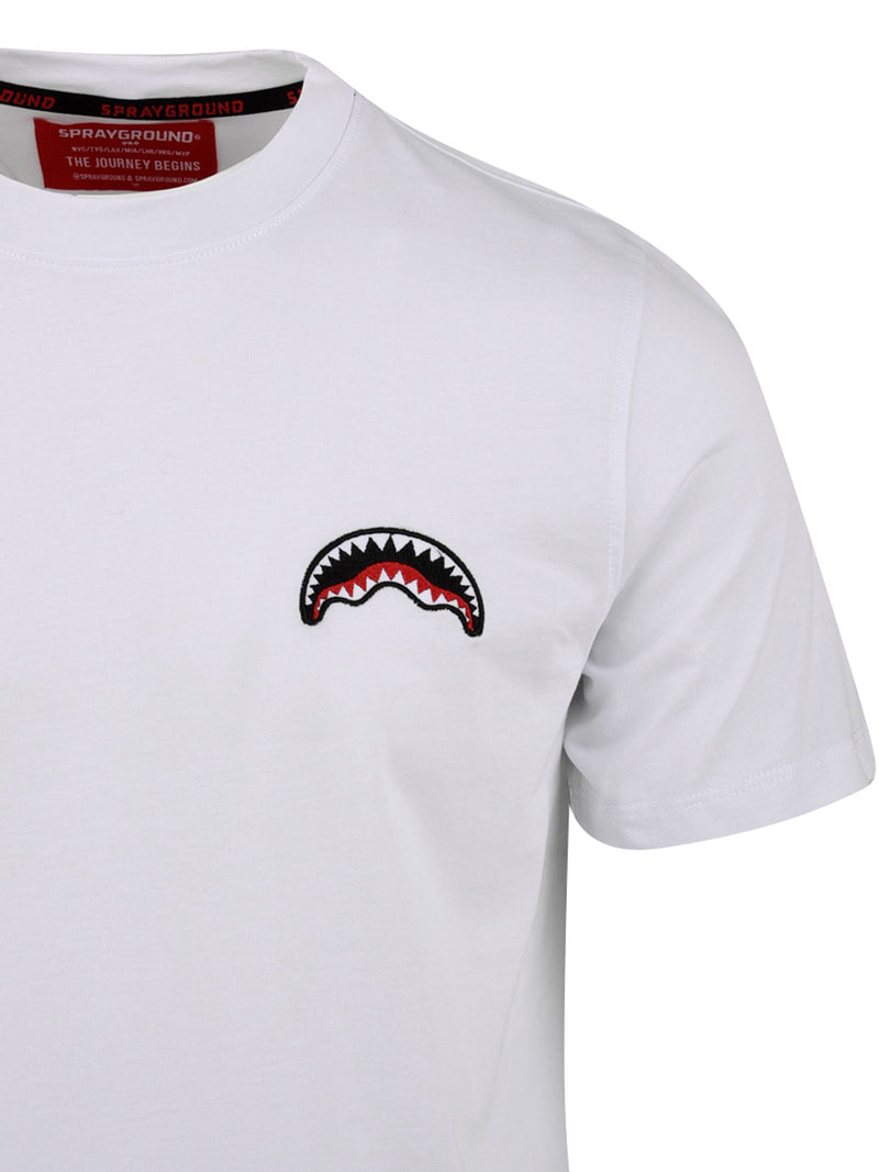T-shirt SPRAYGROUND Uomo SP221 Bianco