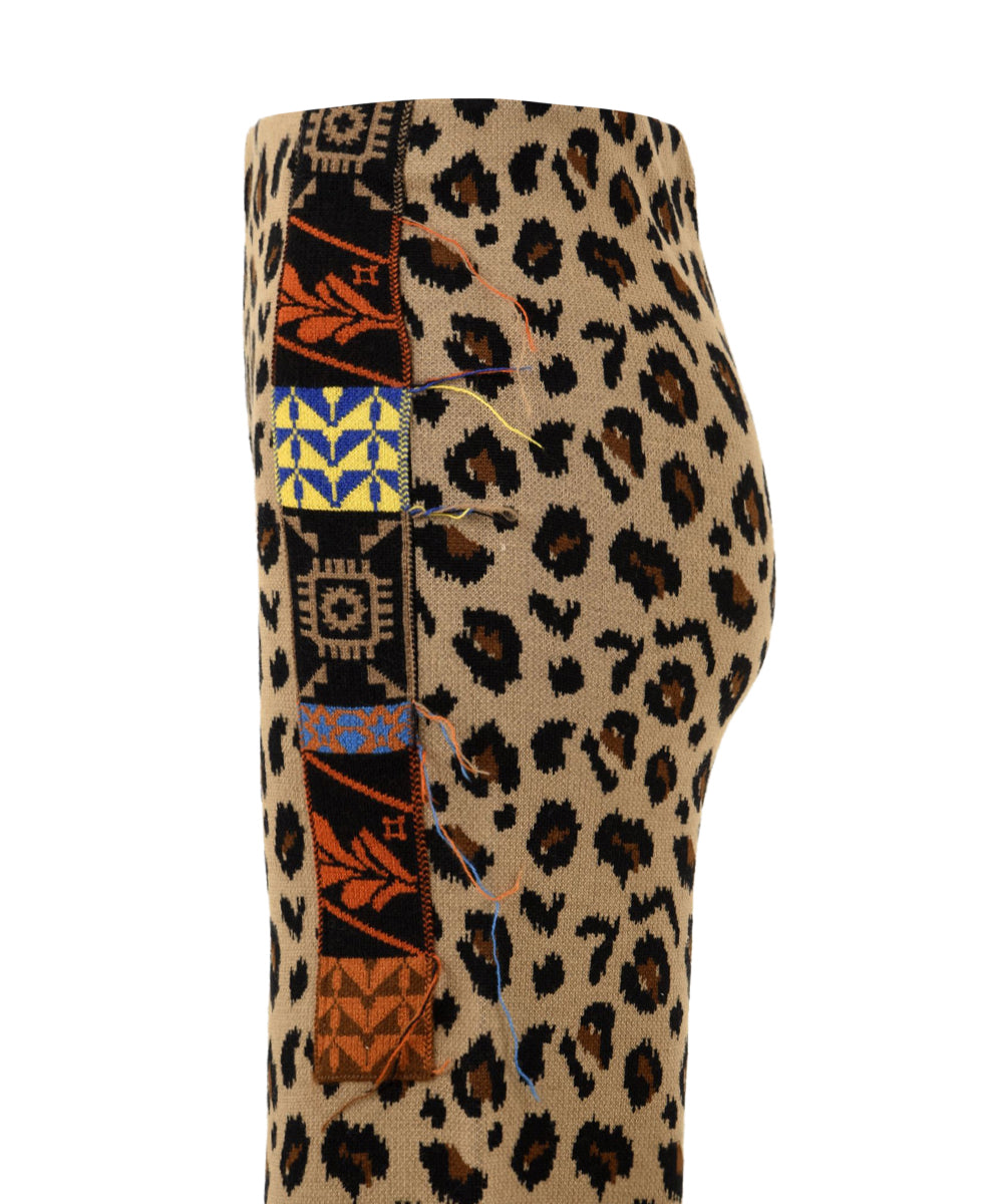Pantalone Donna stampa leopardata, Akep, lato