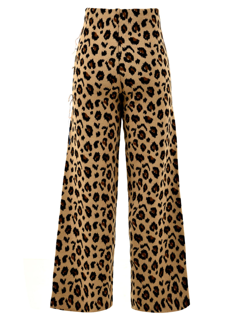 Pantalone Donna stampa leopardata, Akep, retro