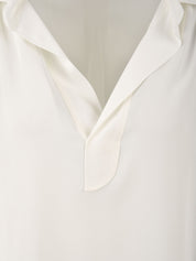 Camicia Donna tinta unita bianco, Atelier Legora, dettaglio
