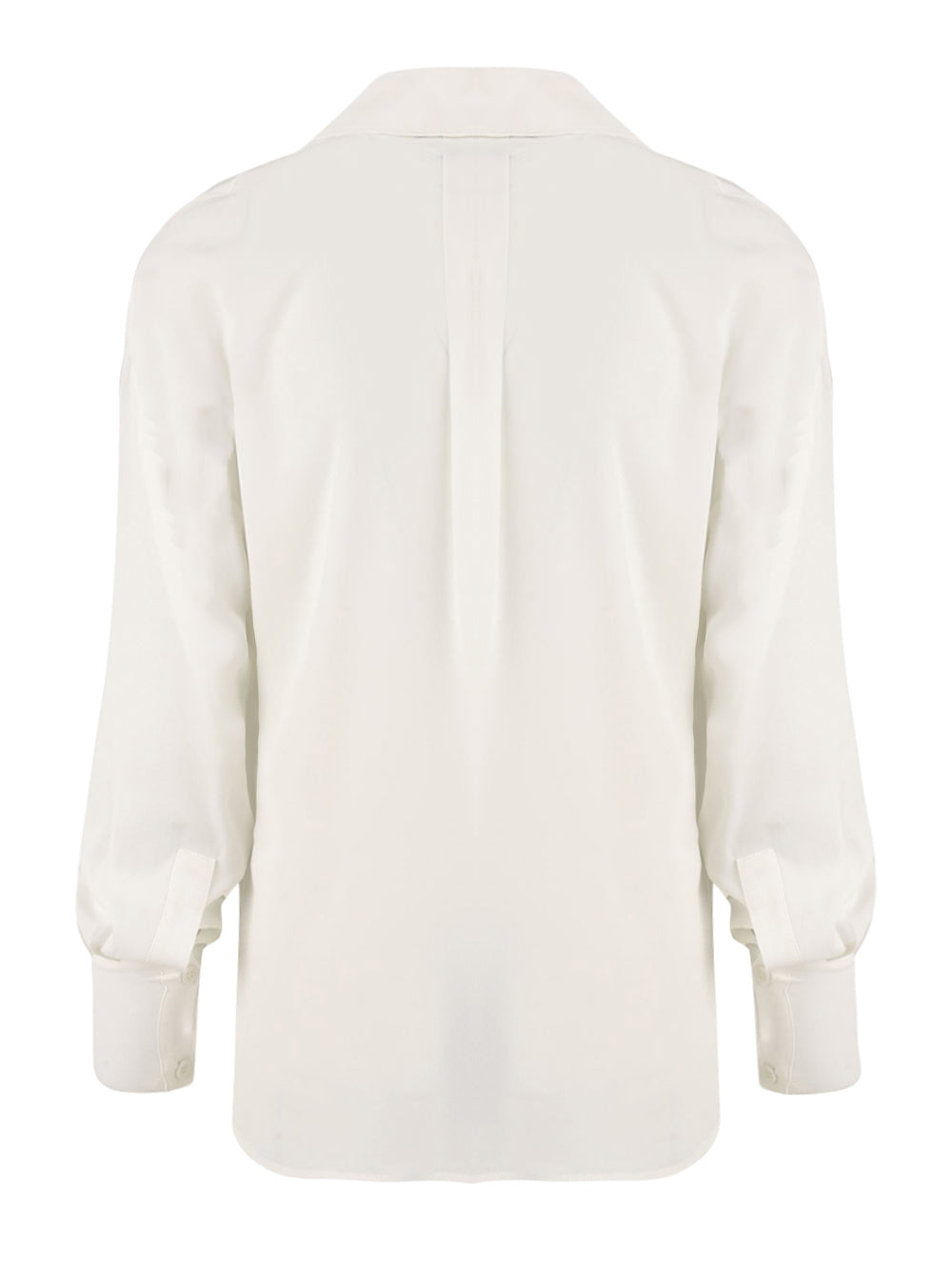 Camicia Donna tinta unita bianco, Atelier Legora, retro