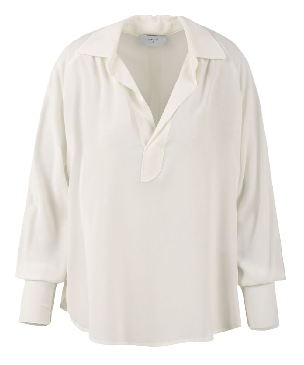 Camicia Donna tinta unita bianco, Atelier Legora