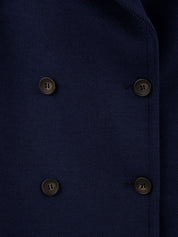 Cappotto medio Donna Alveare Blu, Chapeau, bottoni