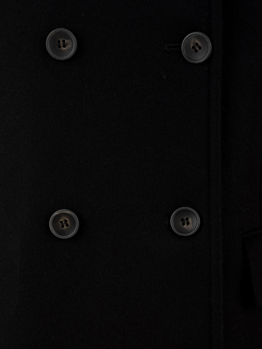 Cappotto lungo Donna Samara nero, Chapeau, bottoni