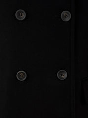 Cappotto lungo Donna Samara nero, Chapeau, bottoni