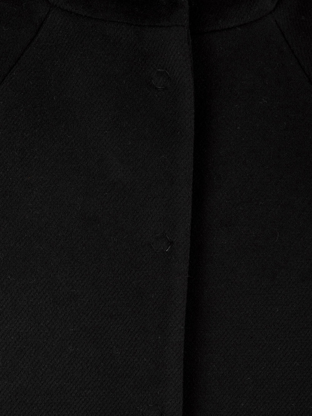 Cappotto Donna Alveare nero, Chapeau, dettaglio