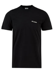 T-shirt Uomo nera con stampa, Columbia