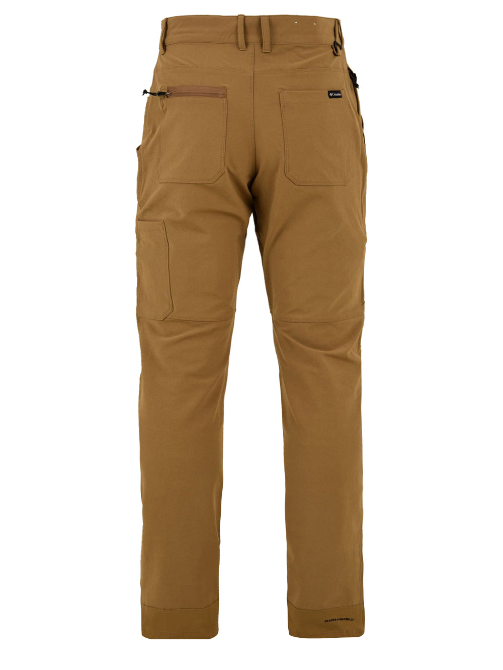 Immagine retro del pantalone da uomo in marrone Landroamer firmato Columbia,con tasche posteriori