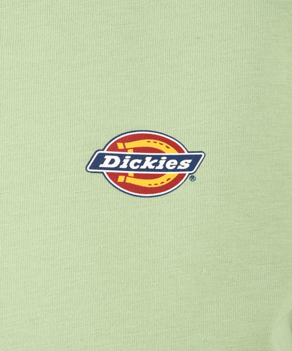 T-shirt Donna lunga logo verde, Dickies, logo