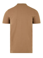 T-shirt intima Uomo Beige con logo sulla manica