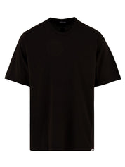 T-shirt intima Uomo Nera con patch logo sul retro