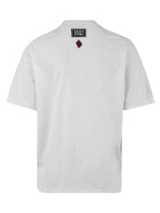 T-shirt intima Uomo Bianca con patch logo sul retro