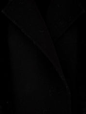 Pelliccia donna nera con scritta, Glox, tessuto