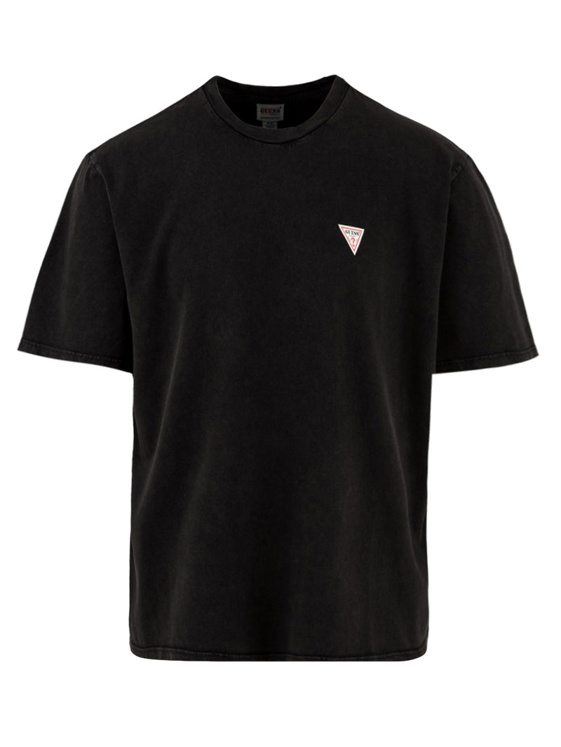 T-shirt Unisex Nera con stampa sul retro in tono colore