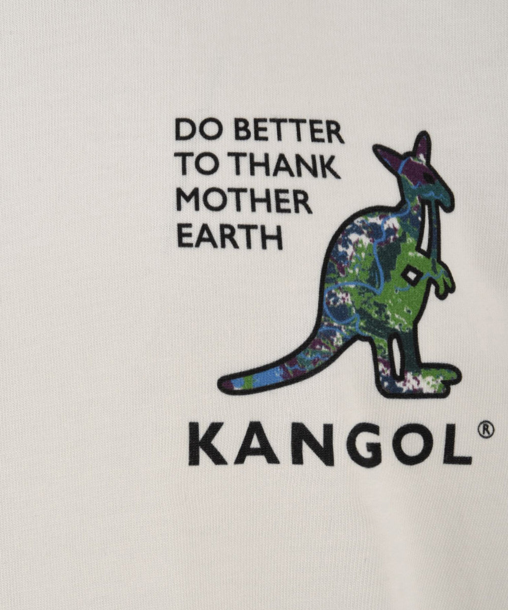 T-Shirt Uomo Mother Earth Bianca, Kangol, logo