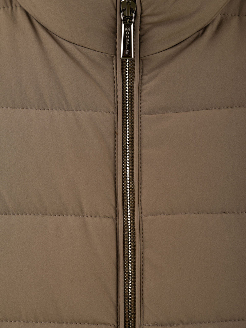 Gilet Uomo Oliver-Kn trapuntato con chiusura zip