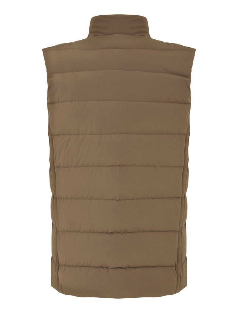 Gilet Uomo Oliver-Kn trapuntato con chiusura zip